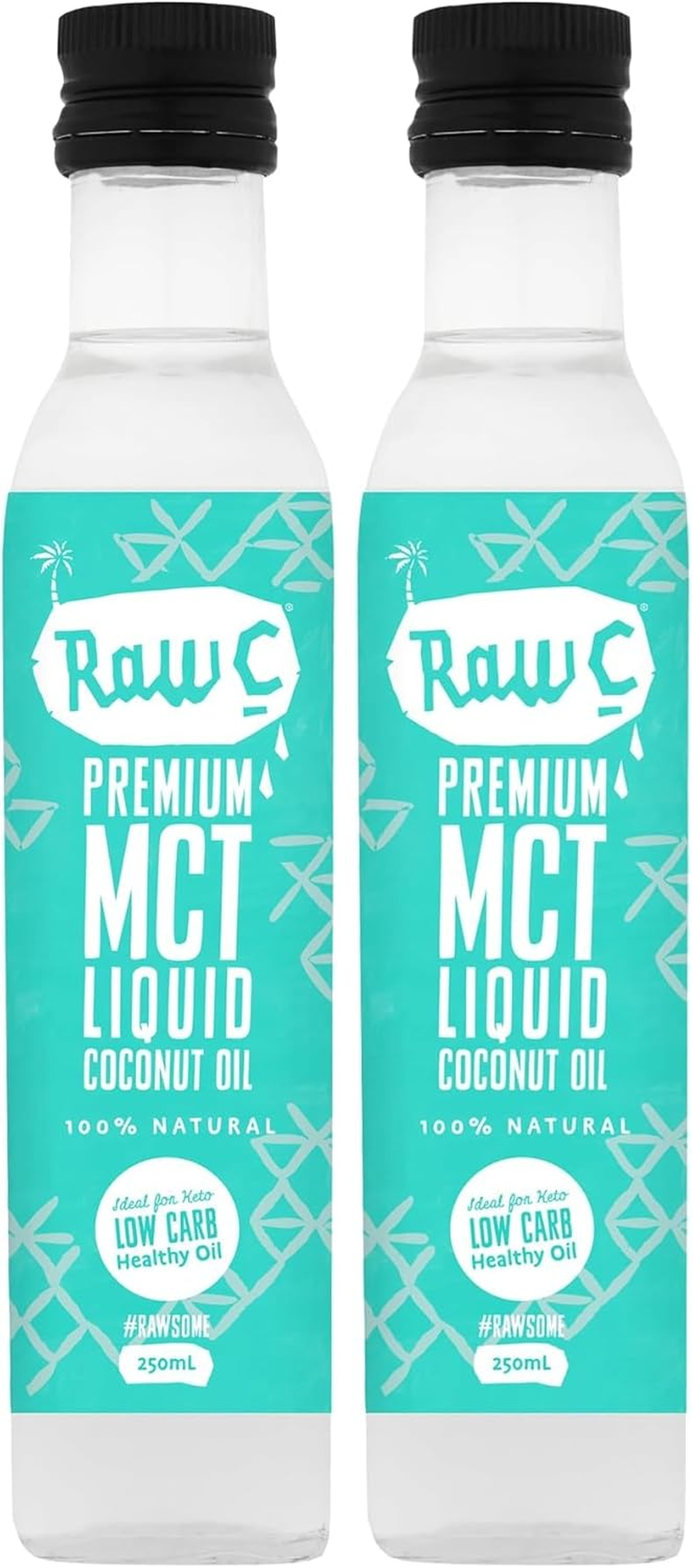 Raw C MCT Premium Liquid Coconut Oil 250 Ml image number 2