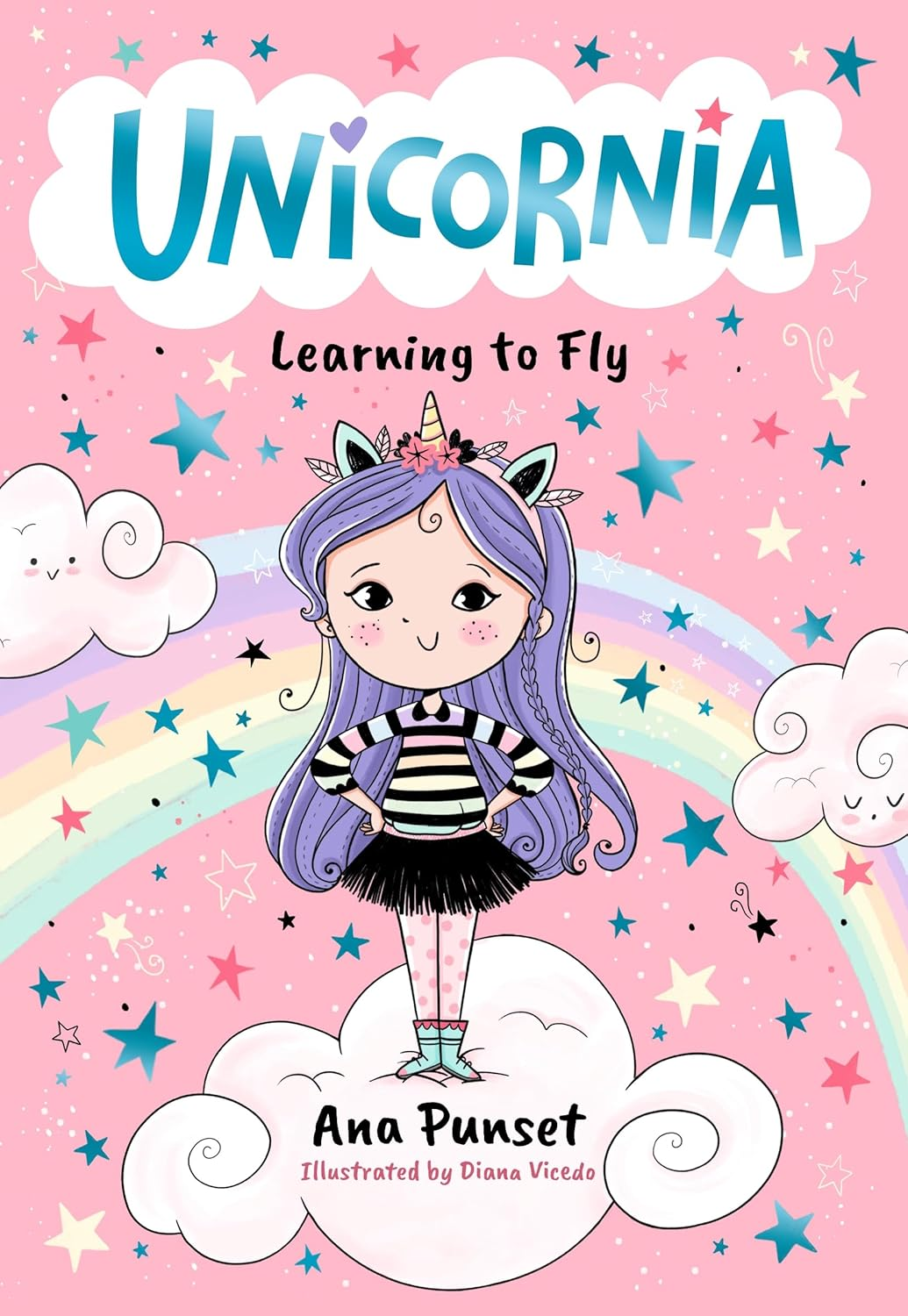 Unicornia: Learning to Fly: a Magical Unicorn School Fiction Story for Kids - Making Friends and Flying Unicorns in Unicornia image number 3