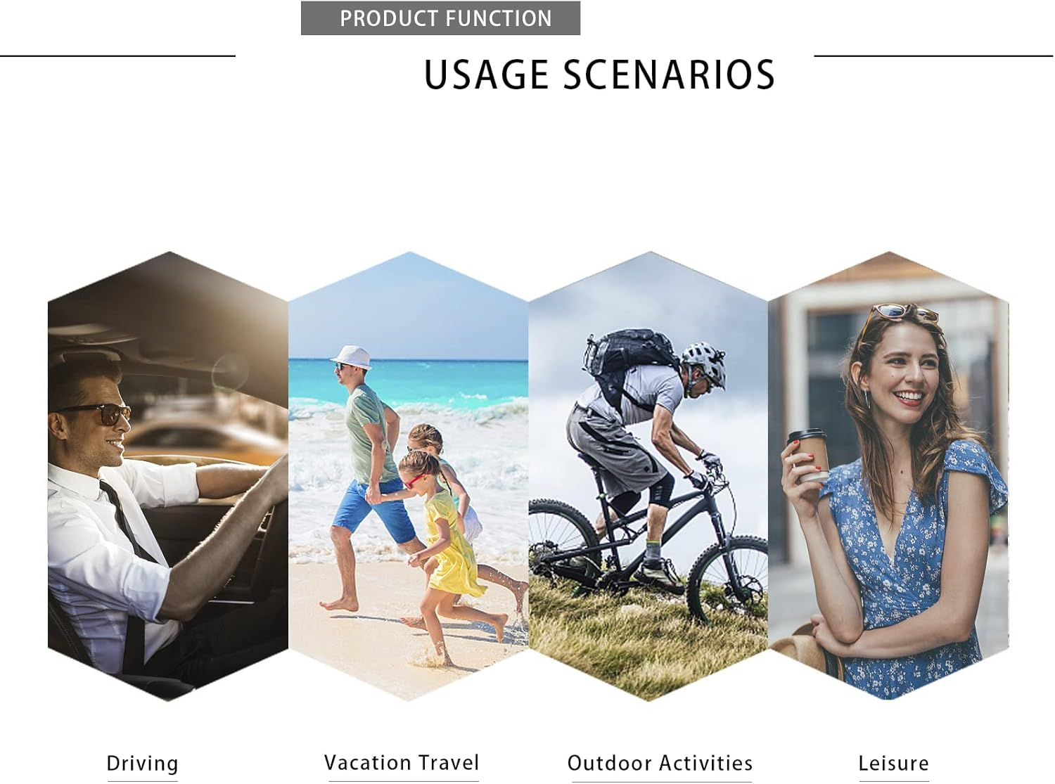 Wrap around Sunglasses Polarized Lens Wear over  Glasses Fit over Regular Glasses UV400 Protection Oversized Shield Safety Driving Eyeglasses anti Glare Eyewear Shades for Men Women image number 1