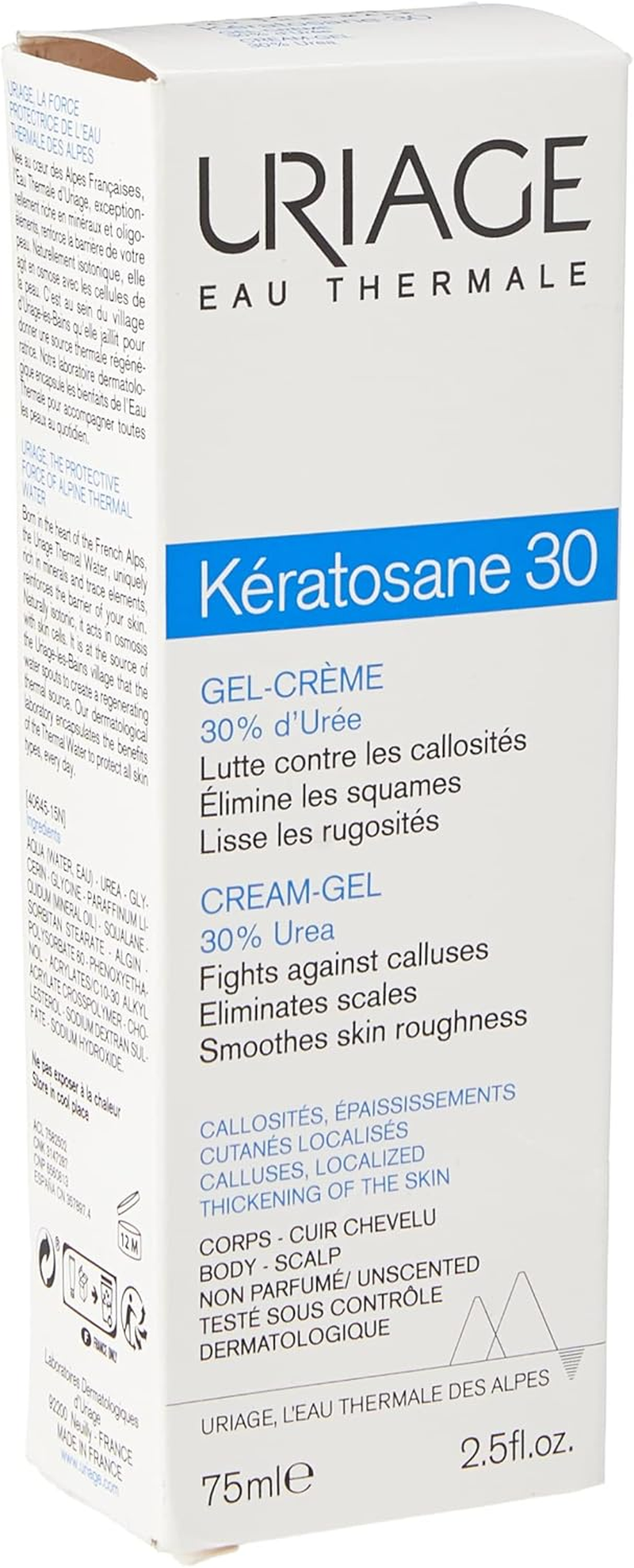 Uriage Keratosane 30 Gel Cream, 75 Ml image number 3