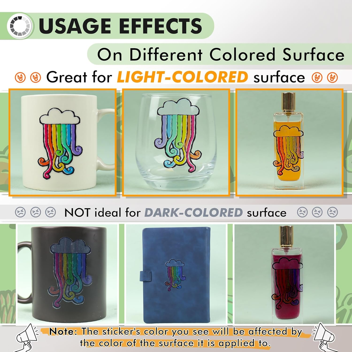 Koala Clear Sticker Paper for Inkjet Printer - Waterproof Clear Printable Vinyl Sticker Paper - A4 20 Sheets Transparent Glossy Sticker Paper for DIY Personalized Stickers, Labels, Decals image number 1