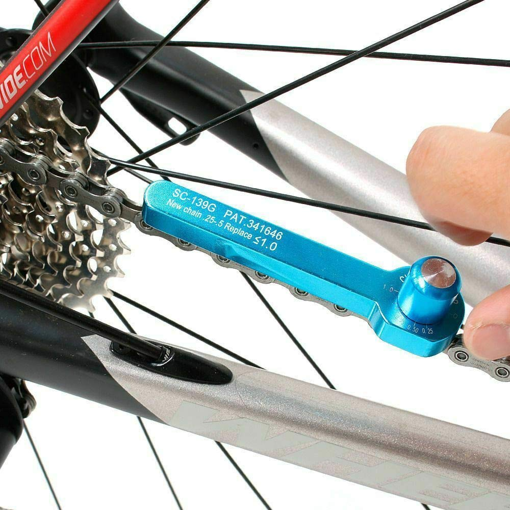 Bicycle Bike Chain Wear Indicator Tool Chain Checker - Compatible with Shimano Sram KMC and All Others 7 to 12 Speed Chains image number 4