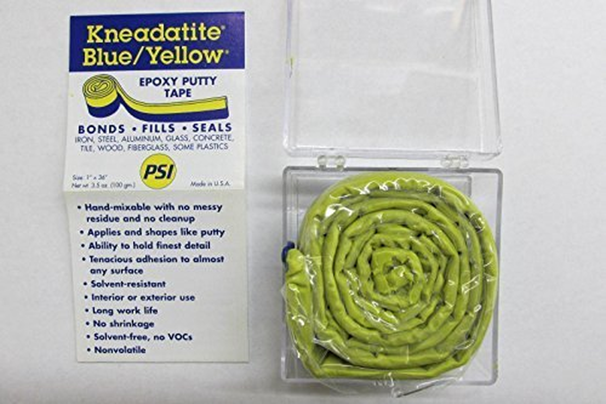 Blue/Yellow Epoxy Putty Tape 90Cm Green Stuff image number 3