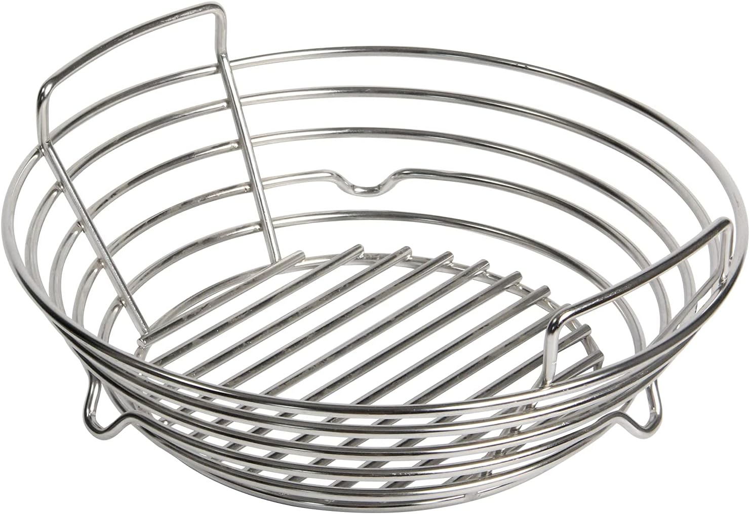 Vankey Charcoal Basket for Kamado Joe Jr，Heavy Duty Stainless Steel Charcoal Ash Basket Fit Minimax Big Green Egg and Other Smoker Grill image number 5