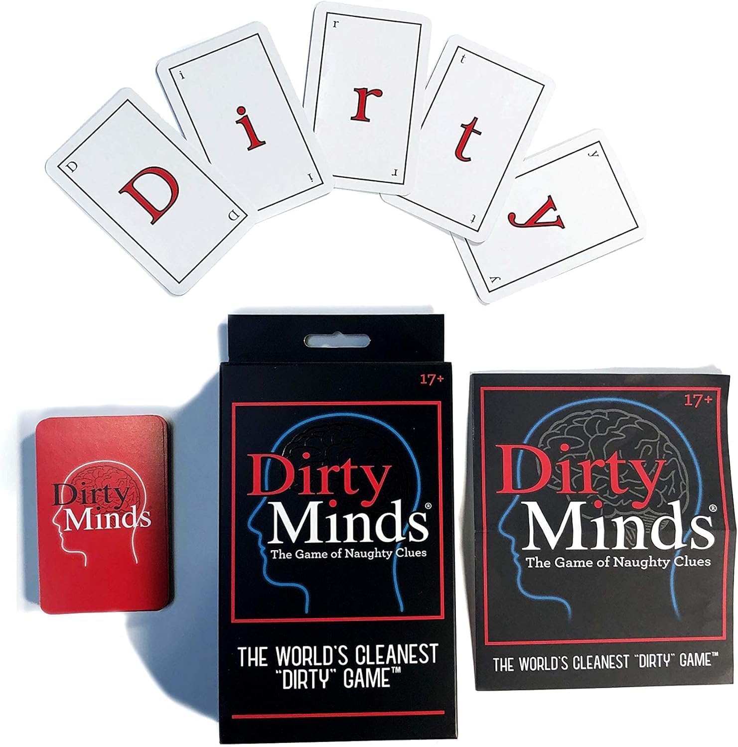 Dirty Minds Card Adult Party/Of Naughty Clues. Excited & Exhausted, Sex Romantic Game for Couples with 50 Cards image number 5