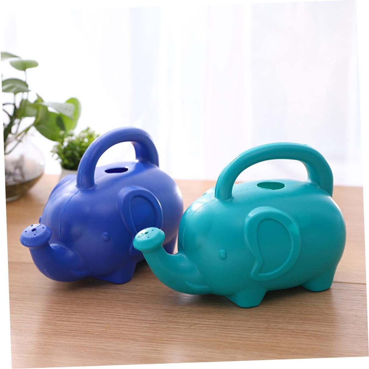 SUPVOX 2Pcs Cute Animal Kettle Watering Can for Garden Plant Sprinkling Outdoor Use image number 5
