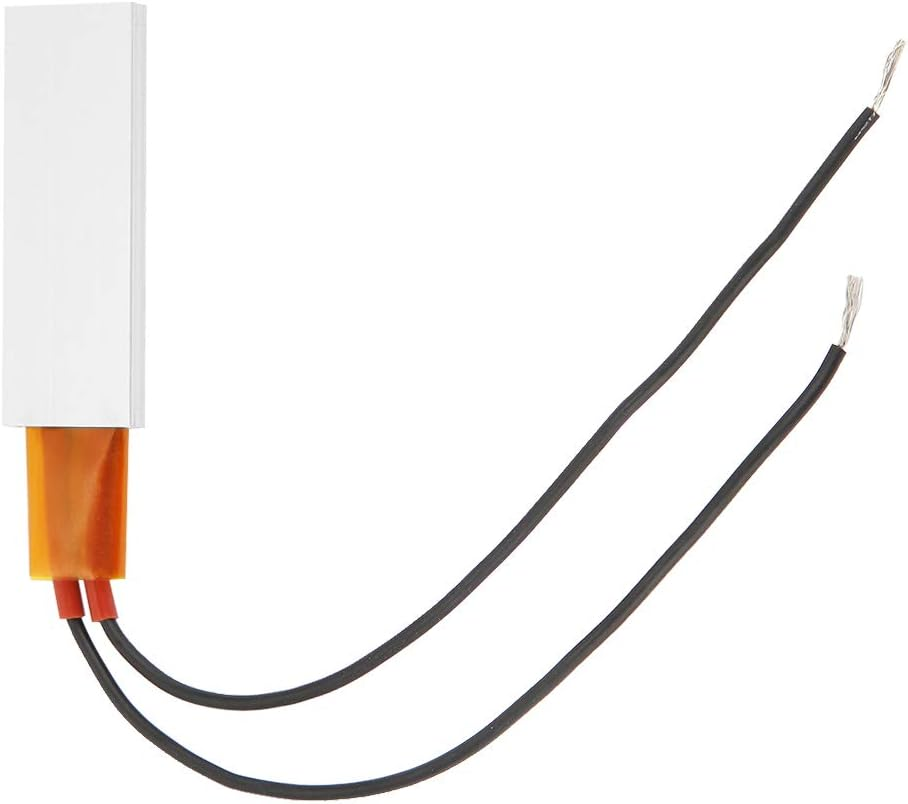 PTC Heating Element, 12V Aluminum PTC Heating Plate 70℃- 220℃ DC Ceramic Heater Circuit Thermostat Heater Plate Ceramic Thermostatic for Water Boiler (12V 70℃)