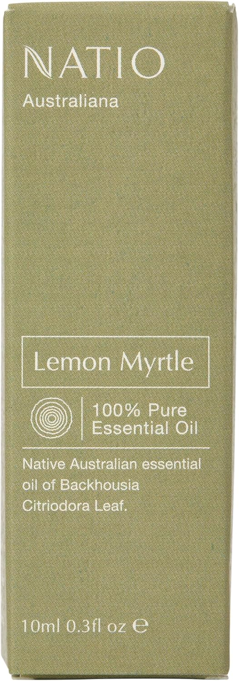 Natio Lemon Myrtle Essential Oil - 10Ml, 100% Pure & Natural, Vegan Friendly, Made in Australia image number 2