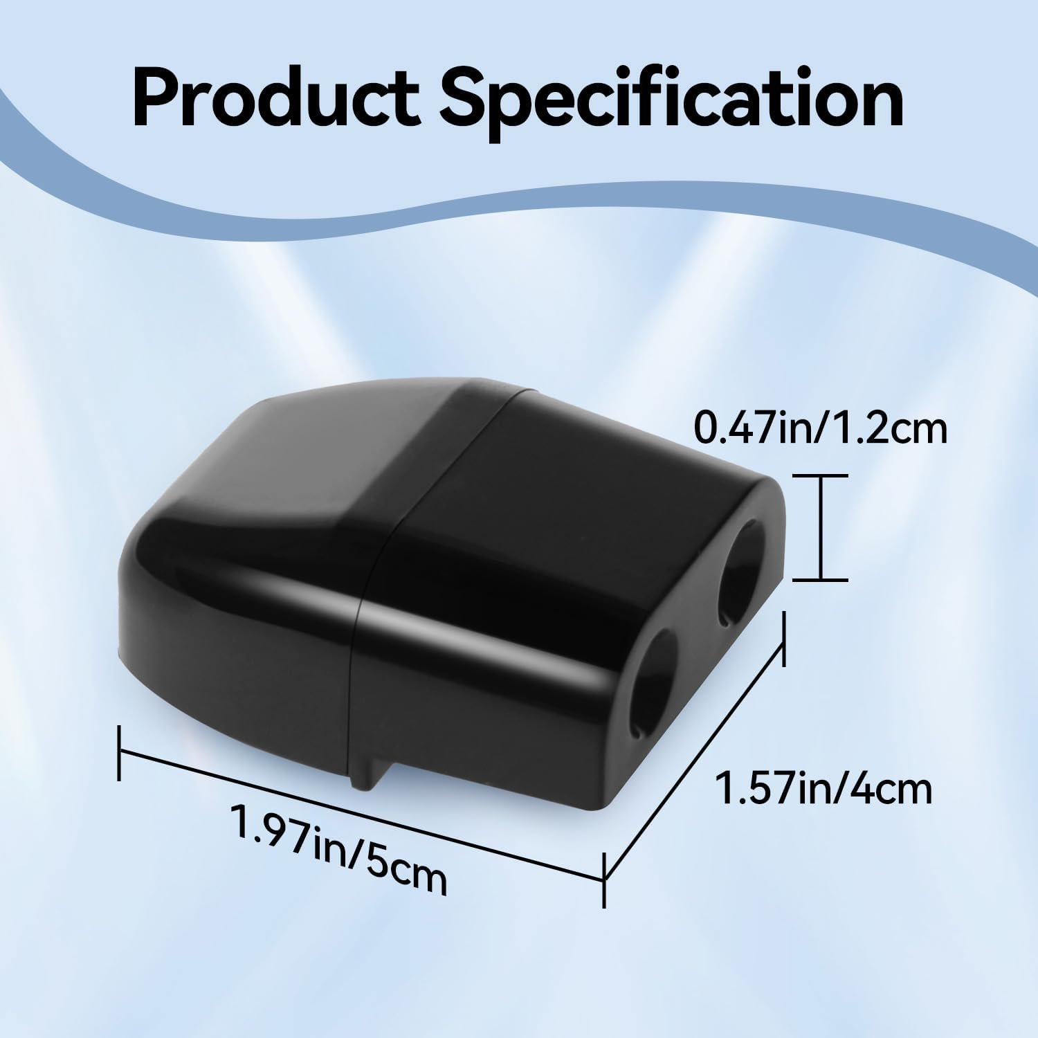 2 Pack Car Animal Alert Animal Repeller Kangaroo Deer Wallby Rabbit Wild Animal Vehicle 4WD (Black) - Transparent image number 2