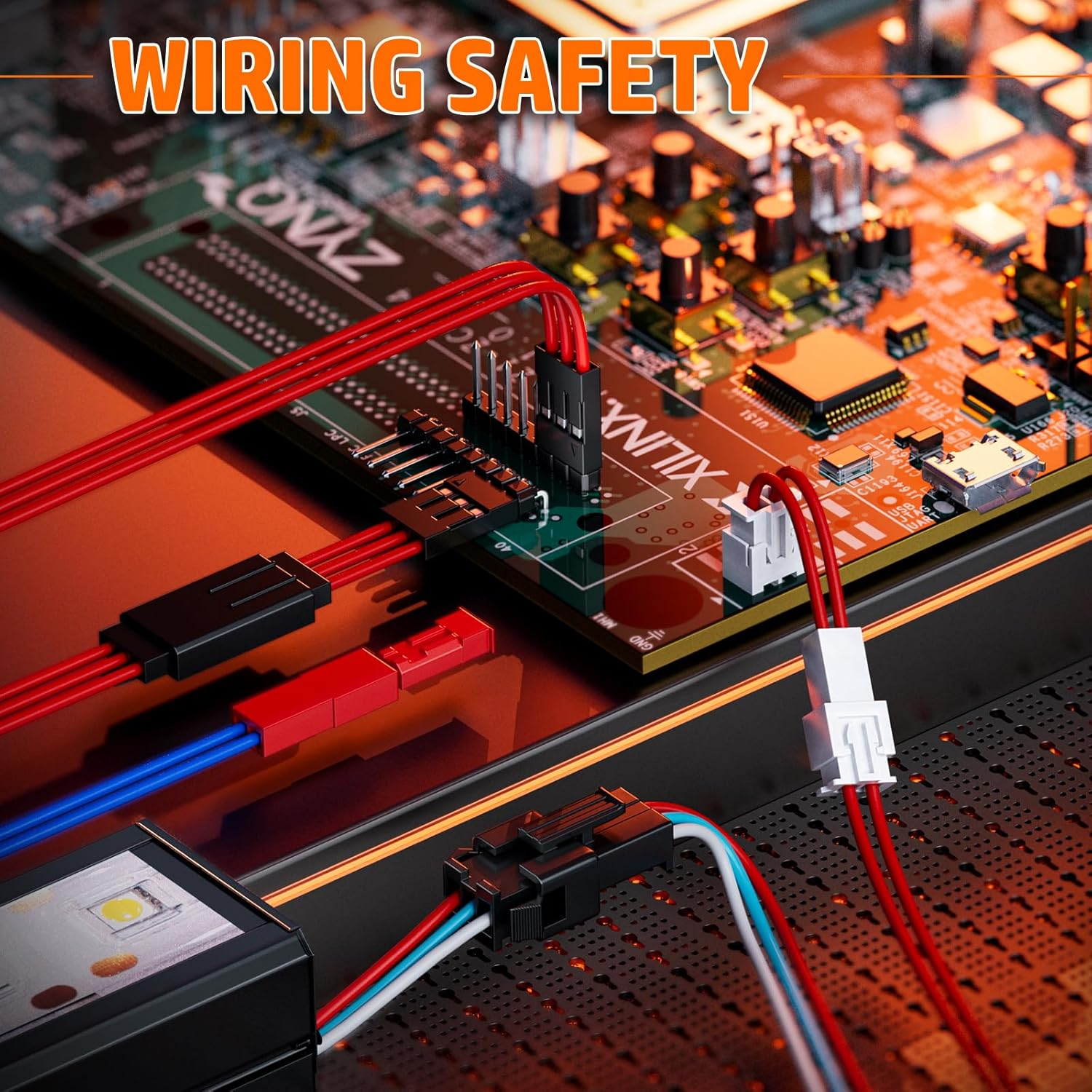 PEBA Crimp Tool Connector Kit, 20 Types JST-XH/JST-SM/JST-SYP 2.5Mm Connectors Kit, AWG32-20 Micro Connector Crimper for 3.0Mm, 2.54Mm, 2.5Mm, 2.0Mm Pitch JST, Dupont, Molexte Open Barrel Terminals image number 2