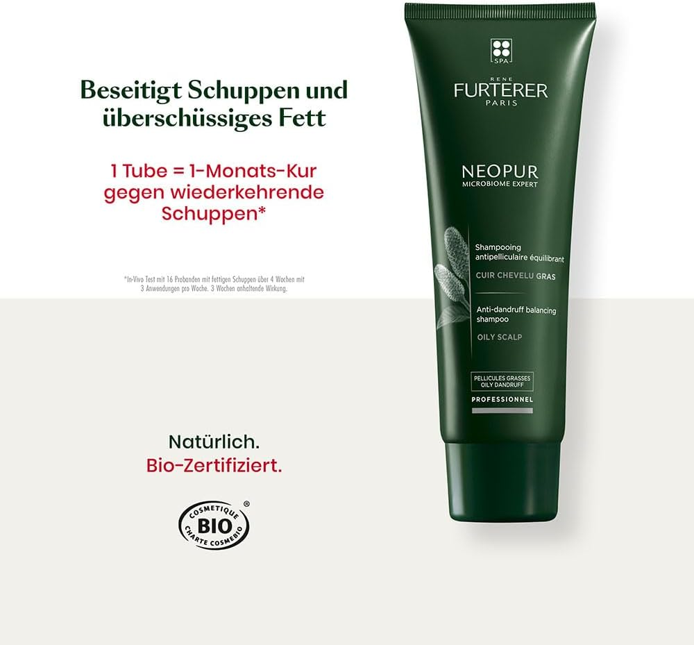 Rene Furterer Neopur Balancing Anti-Dandruff Shampoo for Dry Dandruff & Scalp - for Dandruff, 150 Ml Shampoo image number 2