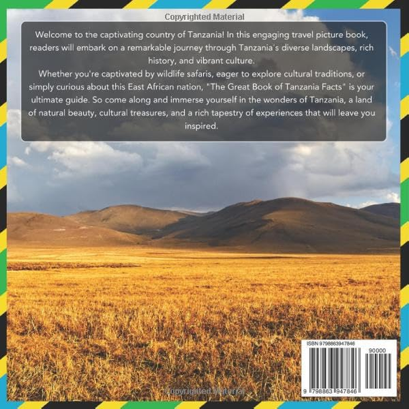 The Great Book of Tanzania Facts: an Educational Country Travel Picture Book for Kids about History, Destination Places, Animals, and Many More image number 1