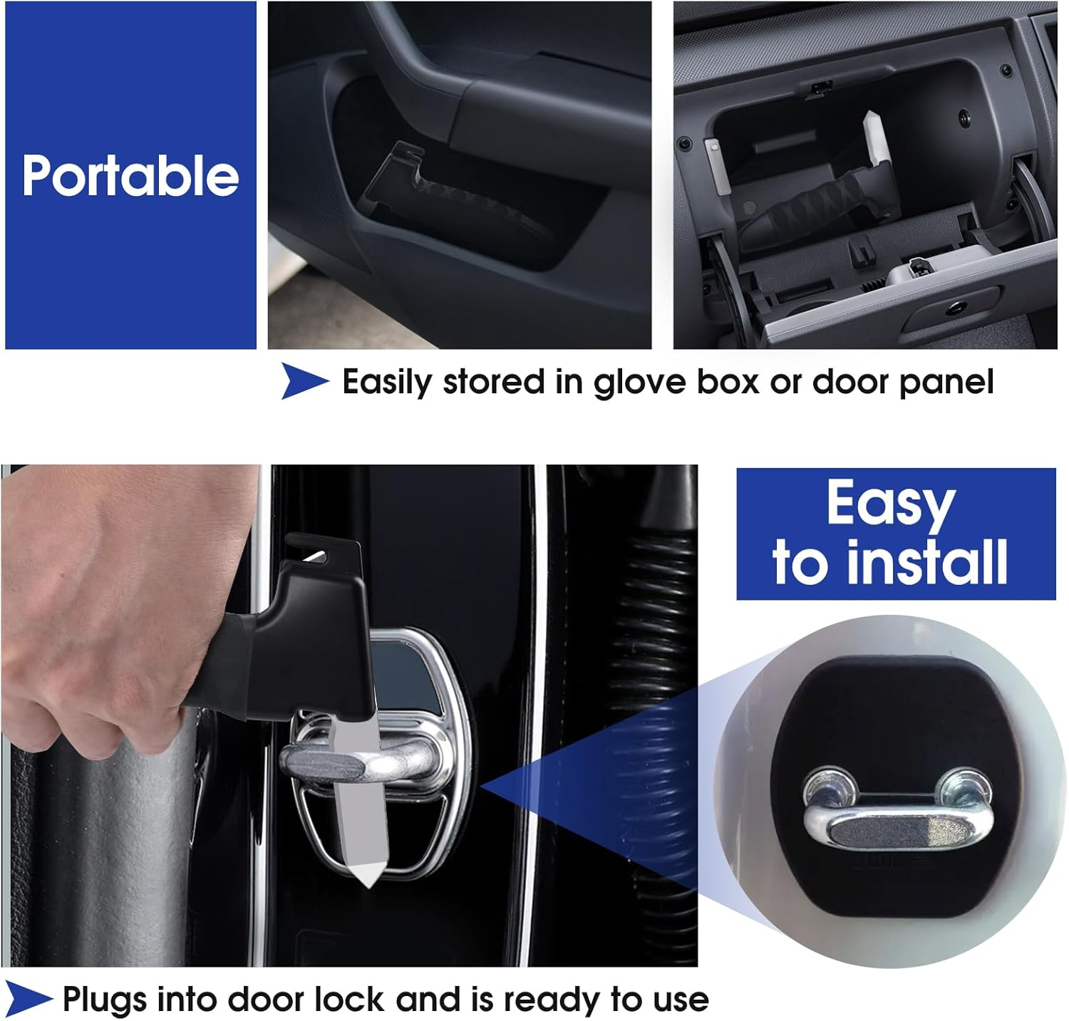 Elderly Automobile Assist Handles, Portable Vehicle Support Handles, Seat Belt Cutters, Window Breakers; for All Vehicles image number 5