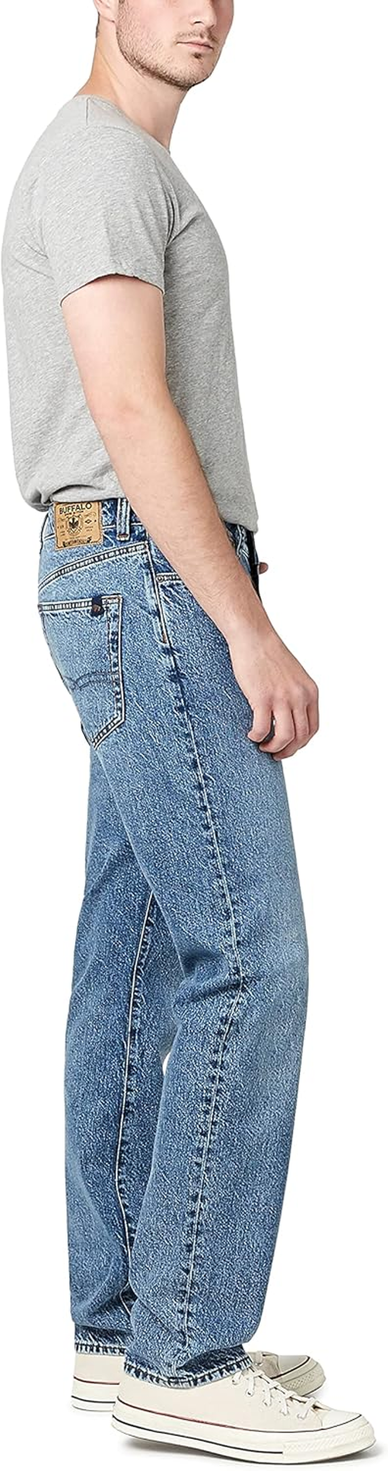 Buffalo David Bitton Men'S Ben Relaxed Tapered Denim Jeans image number 4
