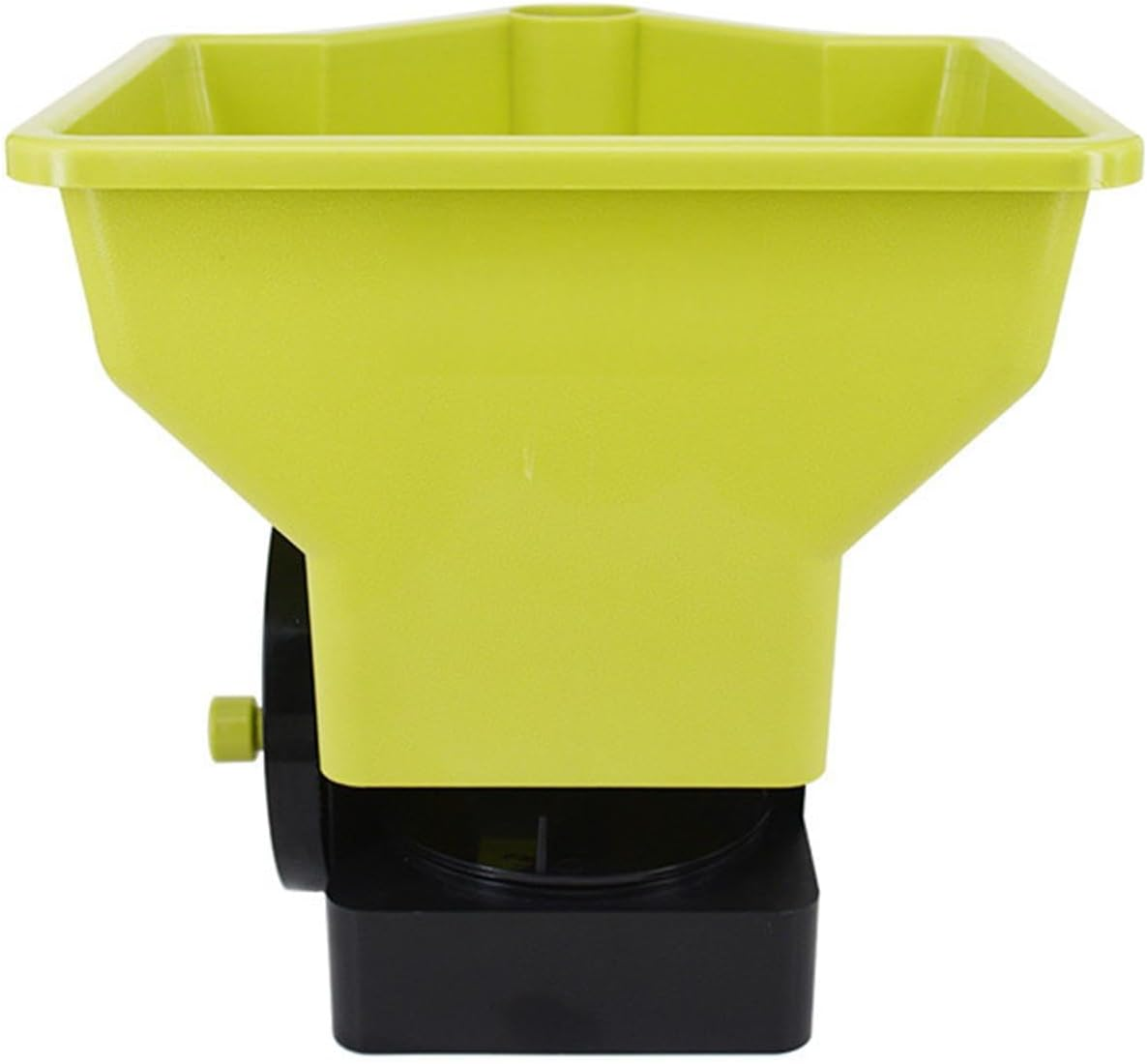 Perfk Fertilizer Spreader Handheld Spreader Green for Salt Gardening Tools Lightweight Planter Tool Spreader Fertilizer Dispenser image number 4