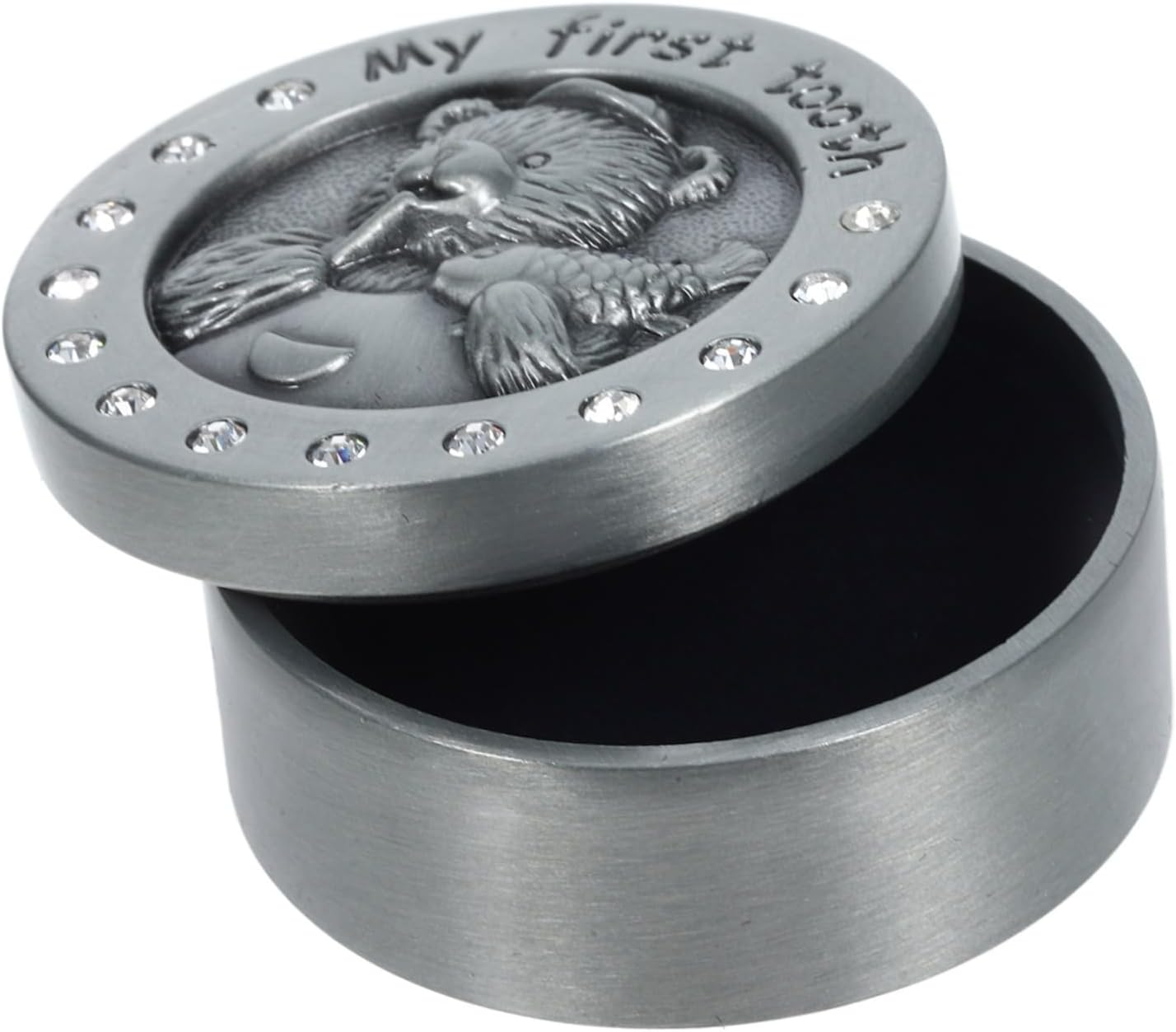 Teeth Storage Box Metal Tooth Box Keepsake Products Storage Container for Party image number 4