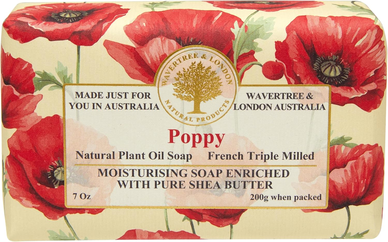 Wavertree & London Banana Split Soap Bar 200G (Wavertree & London Christmas Edition - Christmas Pudding Soap Bar 200G)