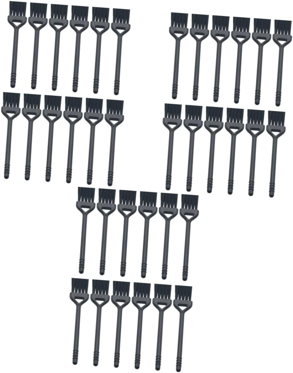 FELTECHELECTR 3Sets Mini Plastic Machine Brush Cleaning Espresso Machine Brush Multi-Purpose for Tea Sugar Baking 20Pcs*3 image number 1