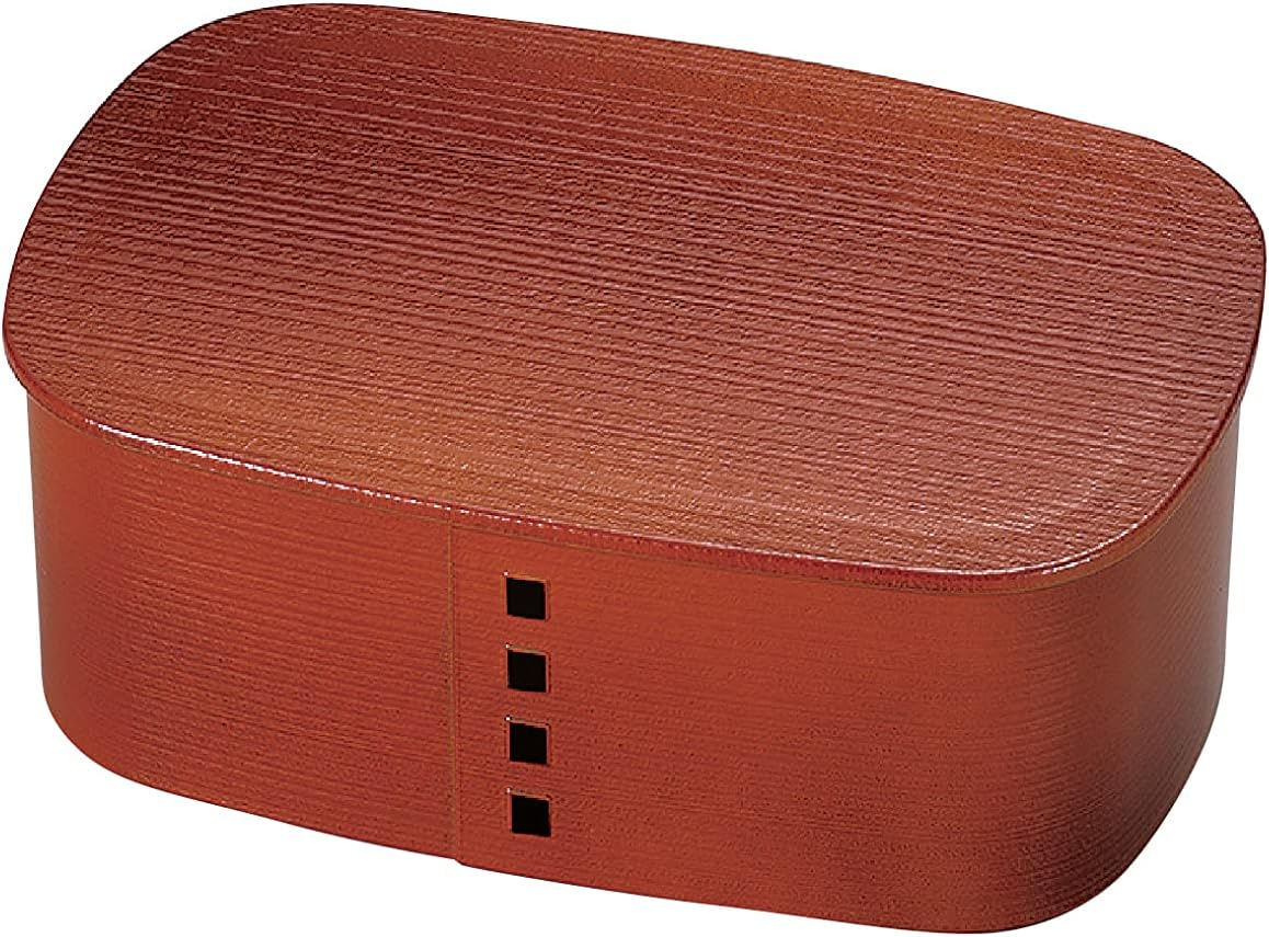 Tatsumiya 301779 Wappa 1-Tier Bento Box, 23.7 Fl Oz (700 Ml), Hinoki, Made in Japan
