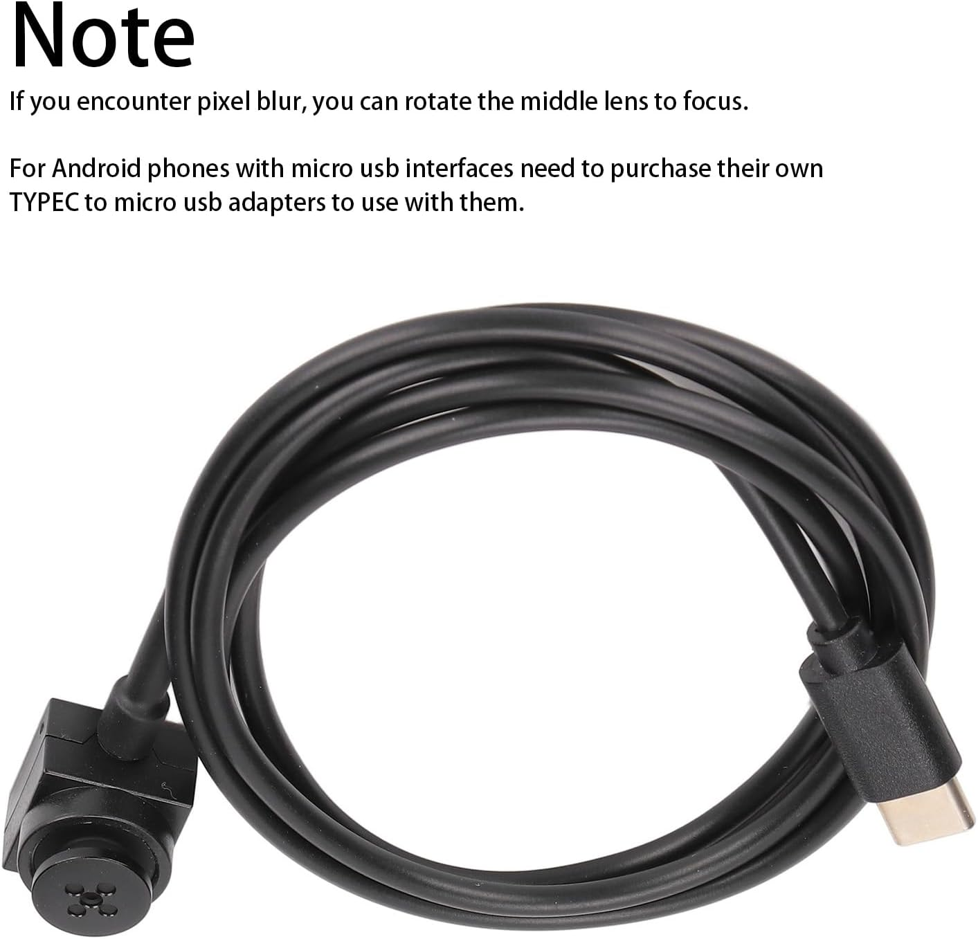 1080P OTG External Camera Mini Camera for Android Portable Mini Cam OTG Knoop Camera for Phones with PVC Material, UVC Protocol, System Compatible Webcams image number 3