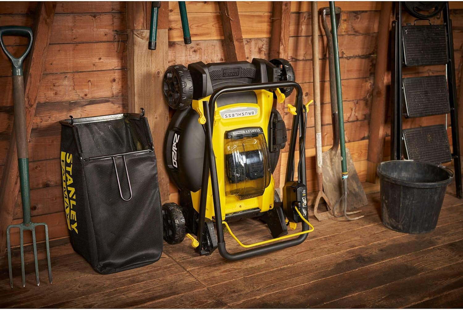 STANLEY FATMAX 18V 2Xv20 51Cm Brushless Mower Kit 4.0Ah image number 5