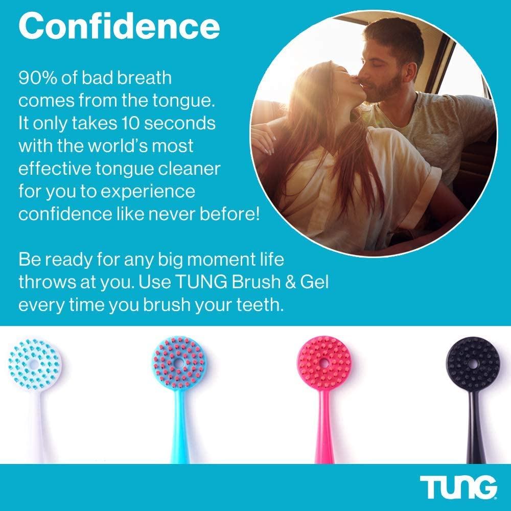 2 Tung Brush & 2 Gel Tongue Cleaner Partner Pack image number 4