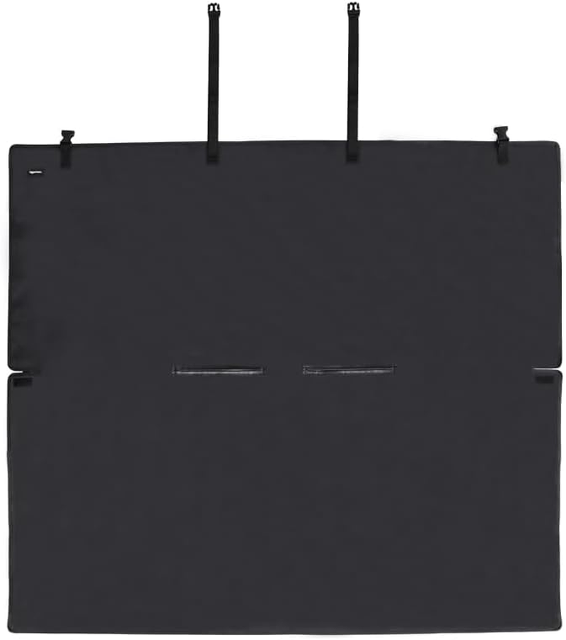 Amazon Basics Waterproof Car Back Bench Seat Cover Protector for Pets - 142 X 119 Cm, Black image number 3