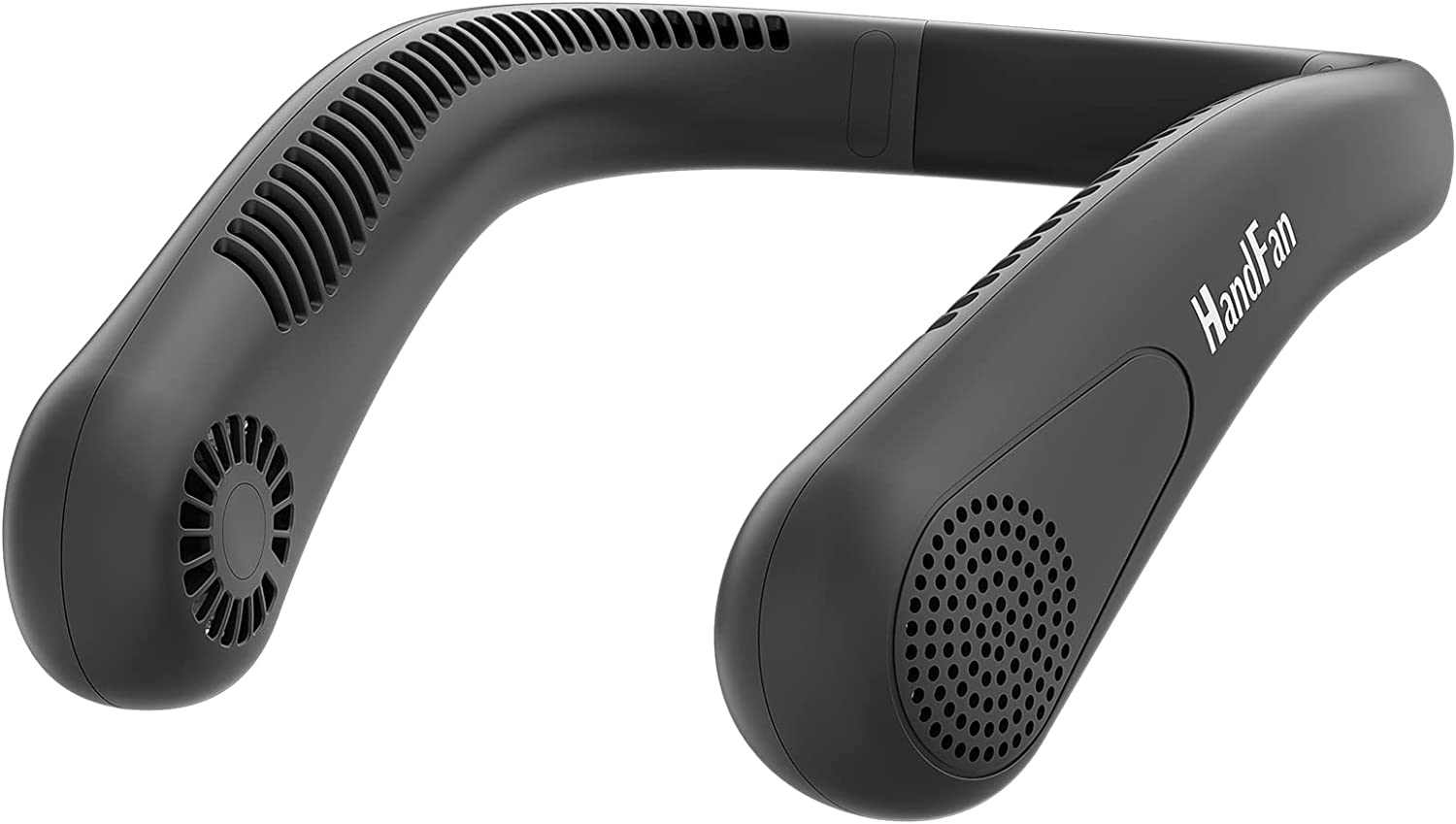 Handfan 5000Mah Neck Fan Bladeless Portable Rechargeable Lazy Wearable Fan,Usb Handsfree Fan, Mute 3-Speed 15 Hrs Working Time for Outdoor Travel (Black) image number 1