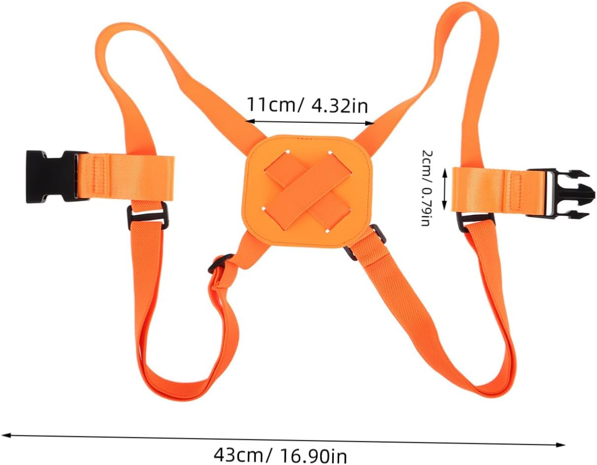 VERDANVERSE Adjustable Elastic Luggage Strap with Buckle, Travel Bag Compression Strap for Suitcases and Backpacks, Orange Sturdy Travel Accessories for Secure Packing and Bag Attachment image number 3