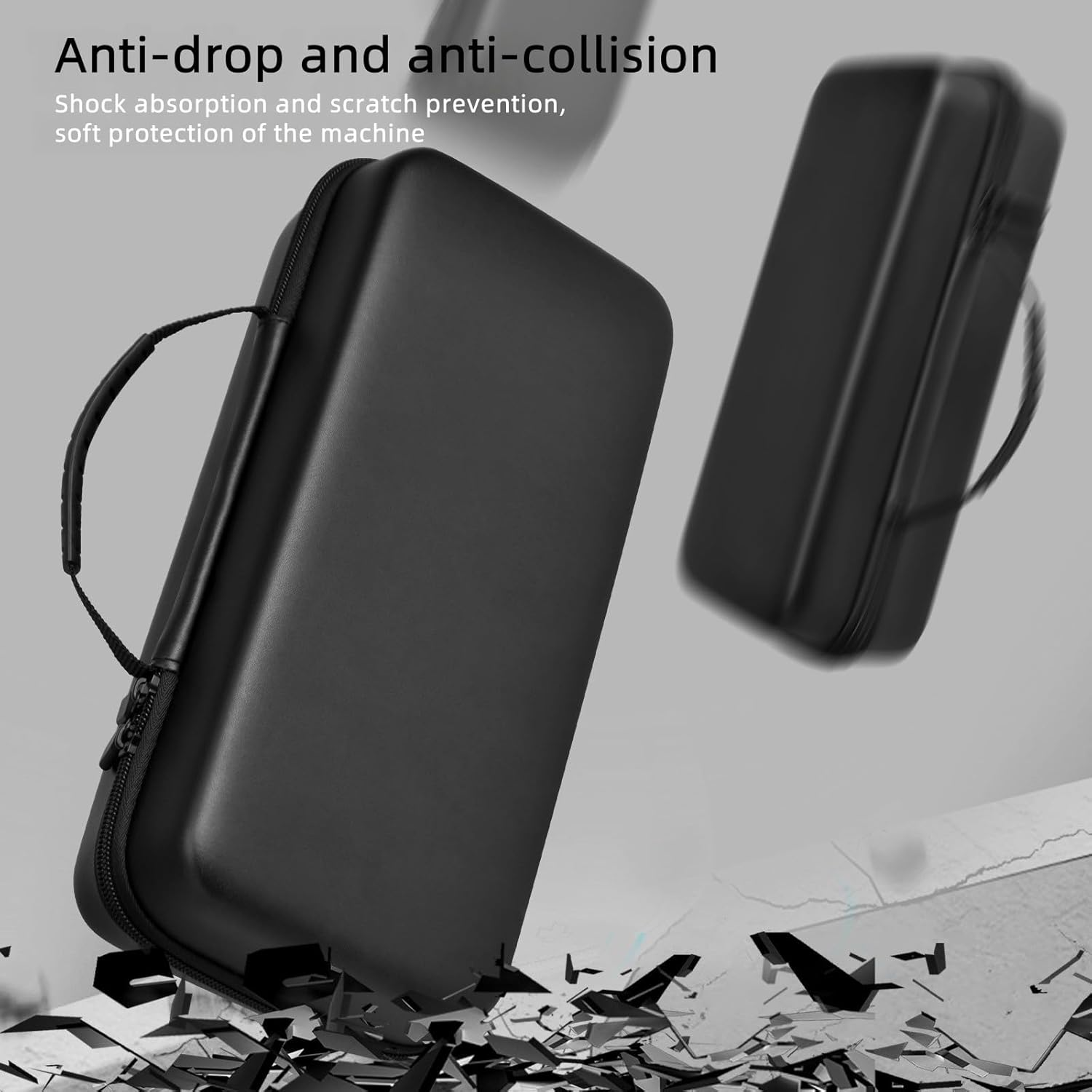 Protective Bundle for Lenovo Legion Go S - Carrying Case, TPU Cover + 2 Tempered Glass Screen Protectors, Shockproof Full Protection Kit for Handheld Gaming Console image number 2