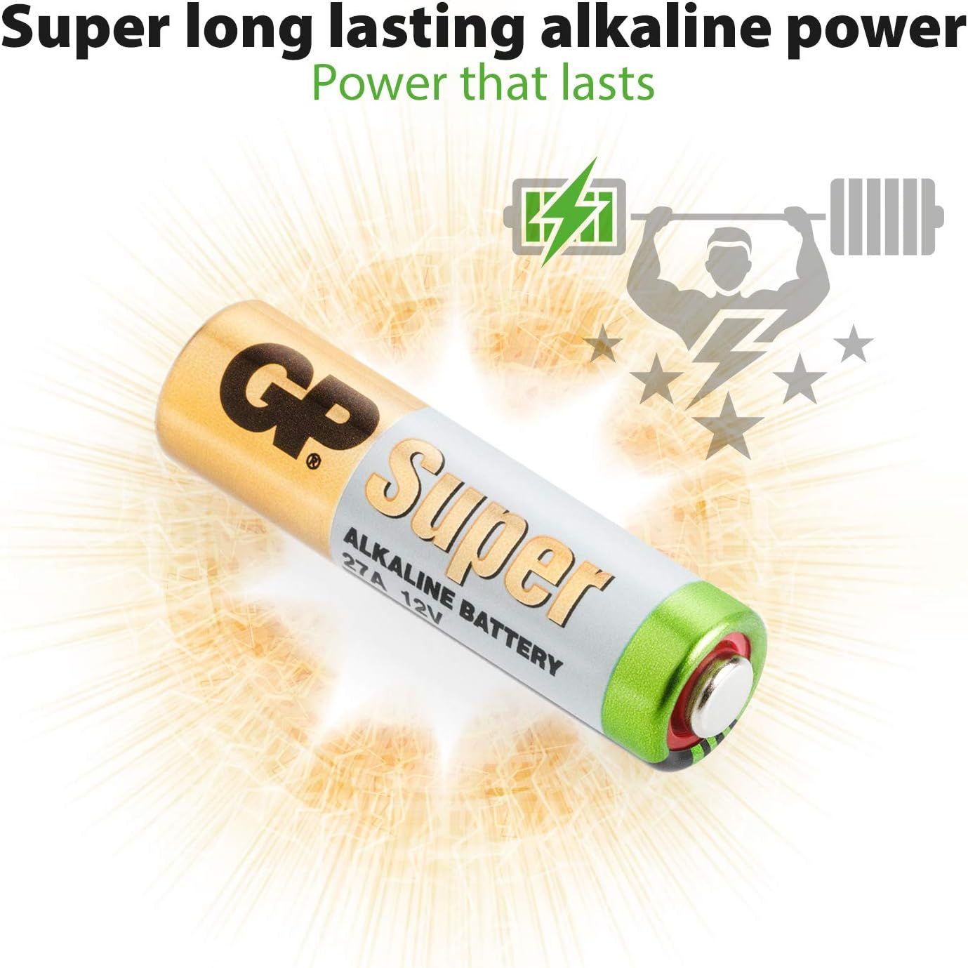 GP High Voltage 12V 27A Alkaline Battery (Pack of 5) image number 2