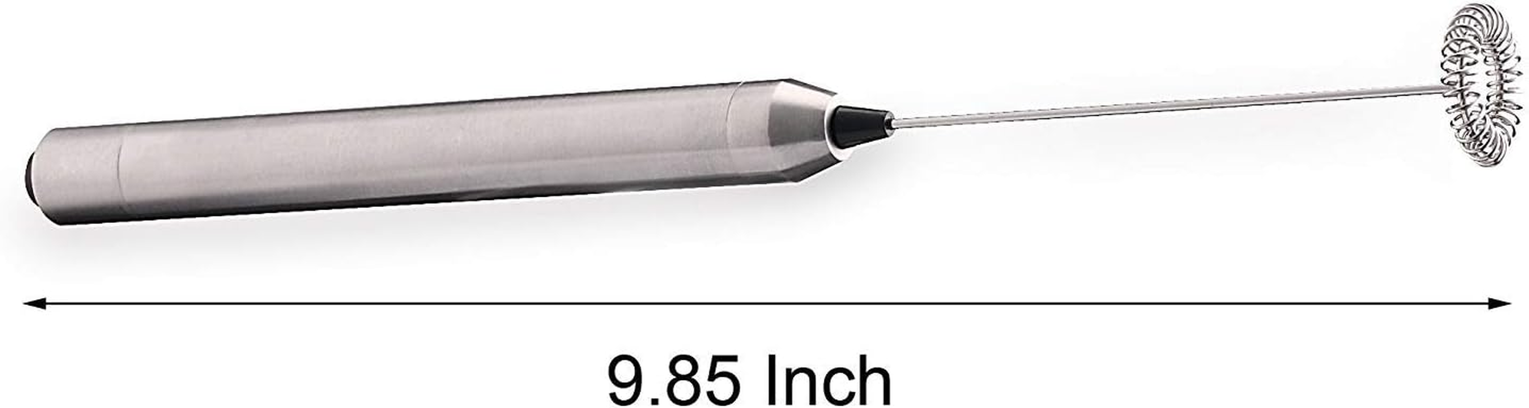 Aphse Electric Milk Frother Stainless Steel Touch Handheld Espresso Mixer Battery Operated Frother and Coffee Stirrer for Hot Chocolate Latte Coffee Milk Foamer image number 4