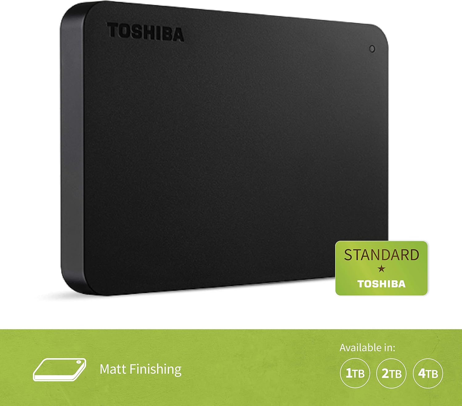 Toshiba 2TB Canvio Basics Portable Hard Drive Storage image number 1