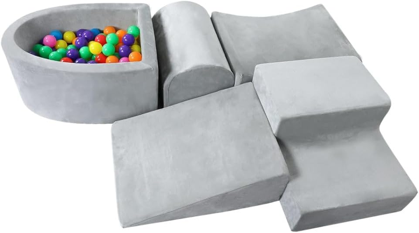 Bo Peep Foam Play Set Soft Blocks Durable Load-Bearing Detachable Washable Toys Indoor Playground Climbing Children Activity 5PCS (2 Small, 3 Medium) for Kids image number 1