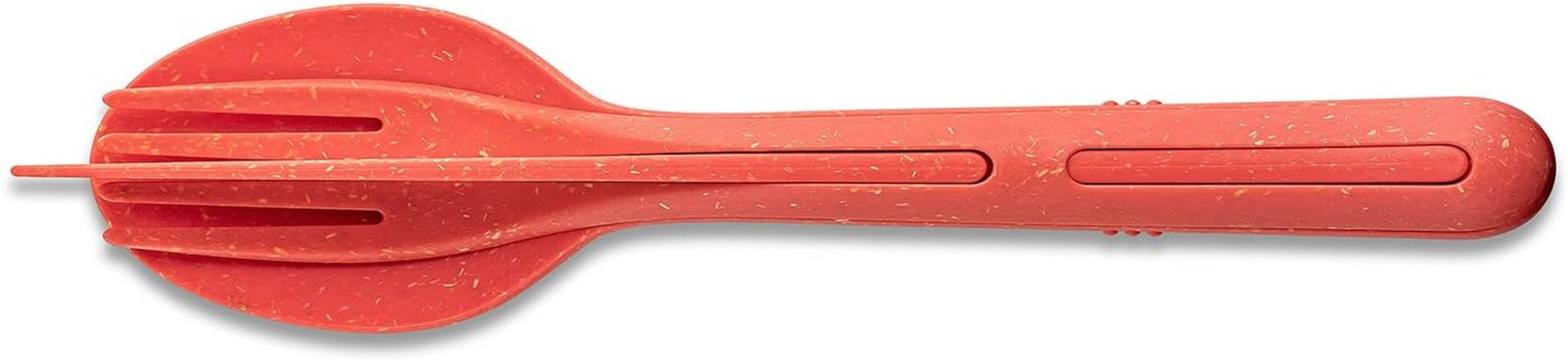 Koziol 8003704 KLIKK Plastic Cutter, Reusable, Knife, Fork, Spoon, Outdoor, Camping, Picnic, Hiking, Holiday, Lunch to Go, Cutlery Set of Three, Plastic image number 2