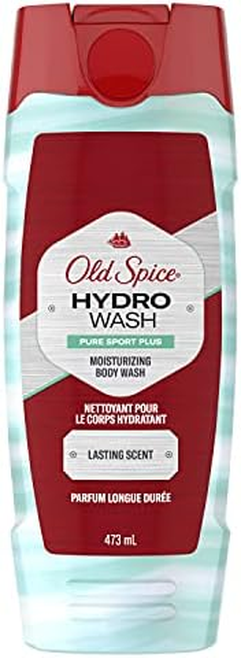 Old Spice Moisturizing Body Wash for Men, Hydro Wash, 2-In-1 Long Lasting Scent & Deep Hydration, 24/7 Shower Fresh, Smoother Swagger Scent, 16 Oz image number 1