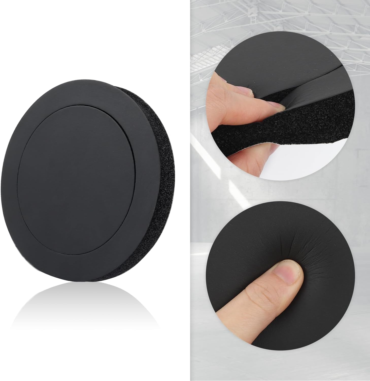 4PCS Speaker Foam Enhancer,6.5" Speaker Foam Rings for Enhancing Stereo Sound in Car Speakers,Universal Self-Adhesive Speaker Gasket Car Accessories for Car,Truck,Suv image number 6