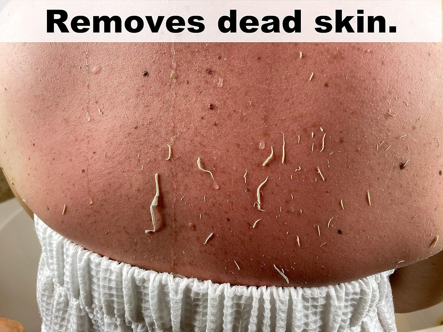 WATCH ME GLOW Silk Exfoliating Glove 100% Turkish Silk DEEP EXFOLIATING Body Scrubber Dead Skin Removal Body Exfoliator SMOOTHS SKIN and Keratosis Pilaris Exfoliating Mitt image number 6