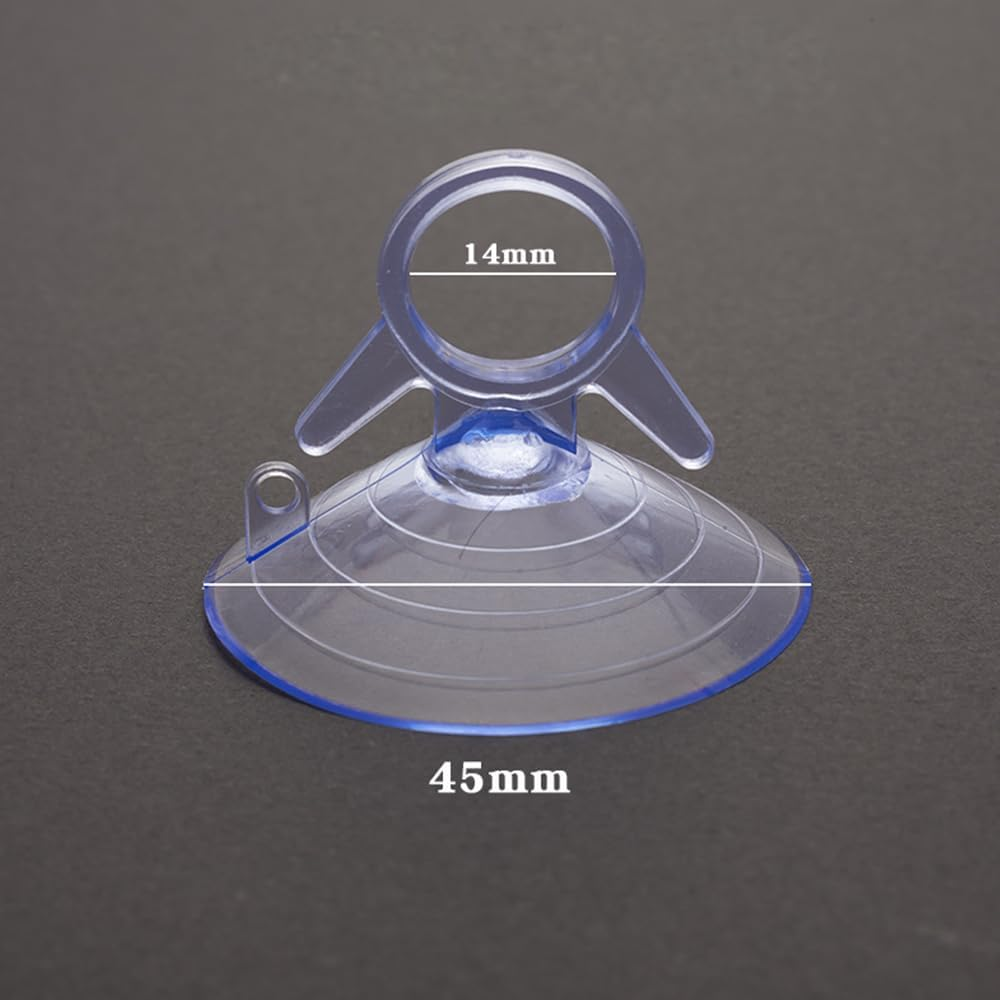 50PCS Dovetail Suction Cups Car Sunshade Suction Cup Clear Suckers Cups image number 6