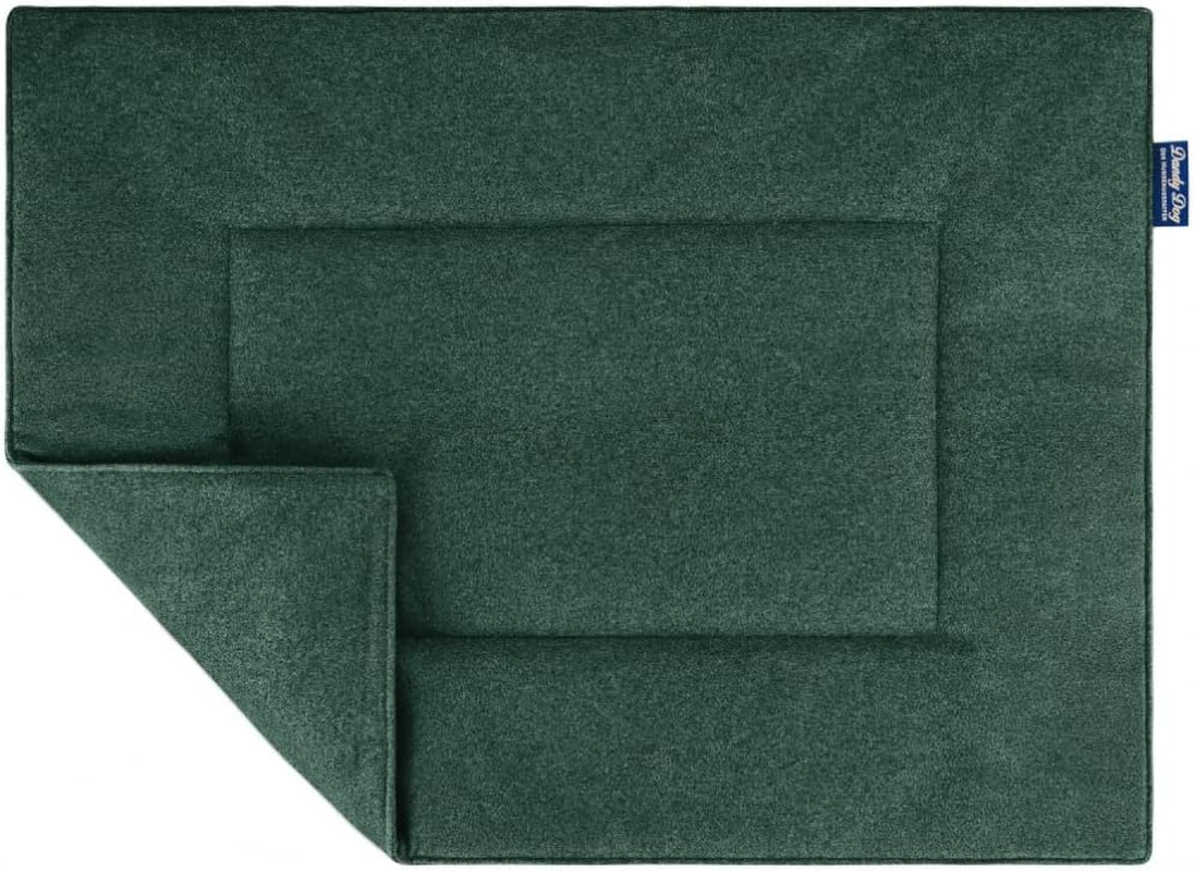 Dandy Dog Dog Blanket Felt Dark Green Washable Cuddly Robust Felt Look Made in Germany Size M image number 2