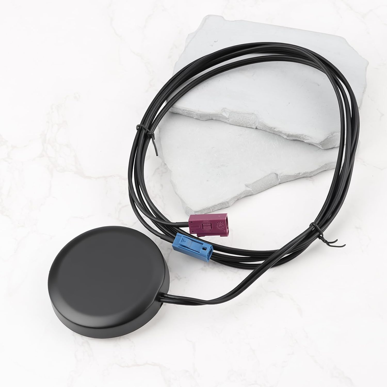 Emagtech Fakra Aerial FM DAB Antenna 689-960 Mhz/1710~2700 Mhz for Car Navigation 80X15.2Mm 200Mm image number 3