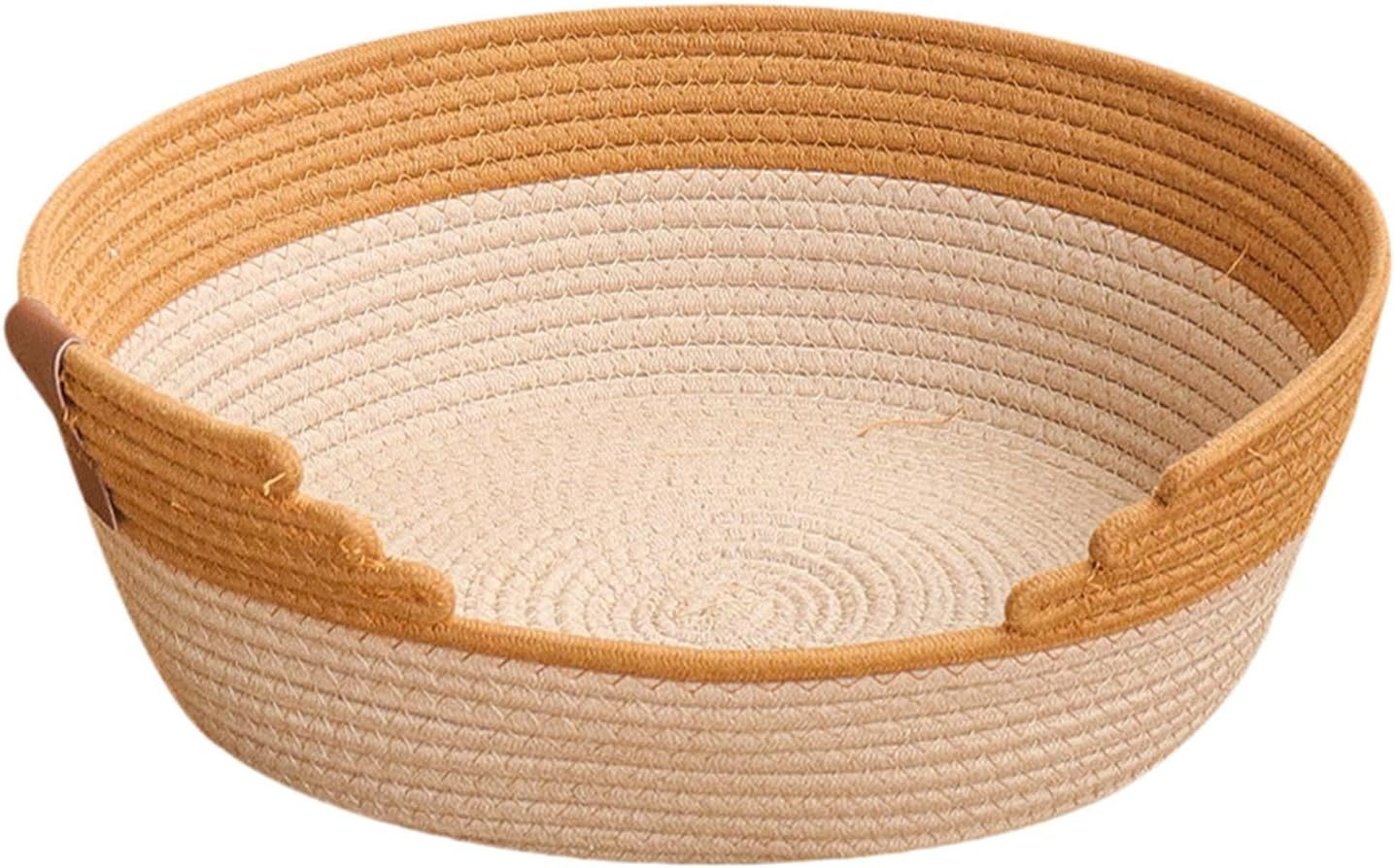 Stgfyxgs Cotton Rope Woven Cat Bed Basket, Cat Scratching Board, Resting Nest, All, Pet Supplies, Dog Bed for Domestic Dogs, XL image number 5