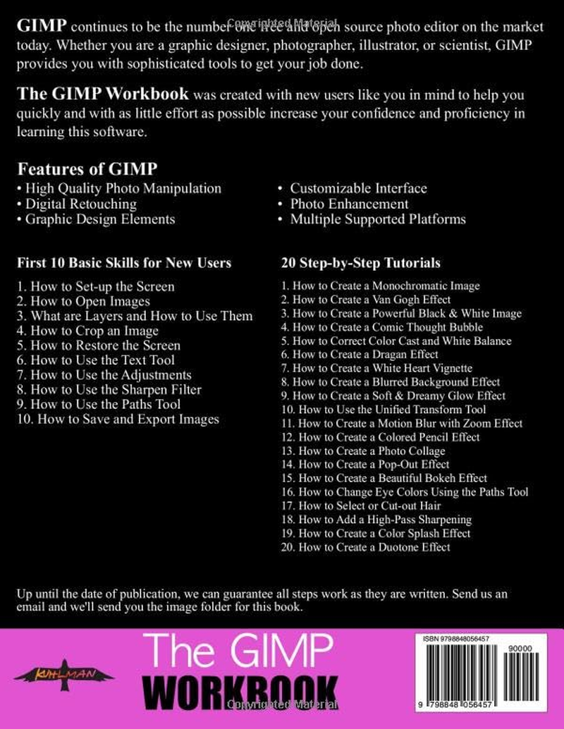 The GIMP Workbook: a Step-By-Step New Users Manual image number 1