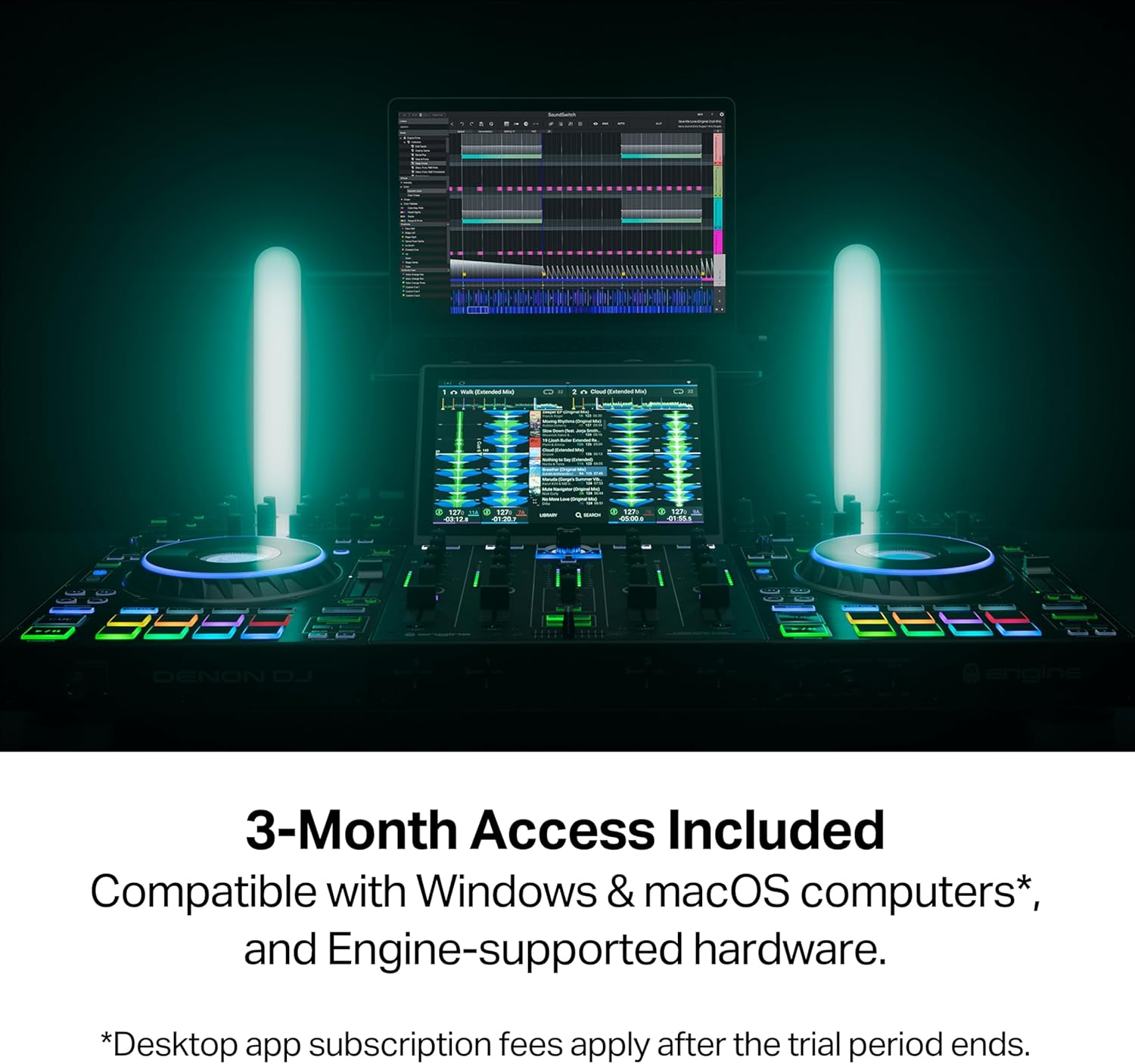 Soundswitch Micro DMX Interface - Ultra-Compact USB to DMX Interface with 3-Month Free Soundswitch Software Access