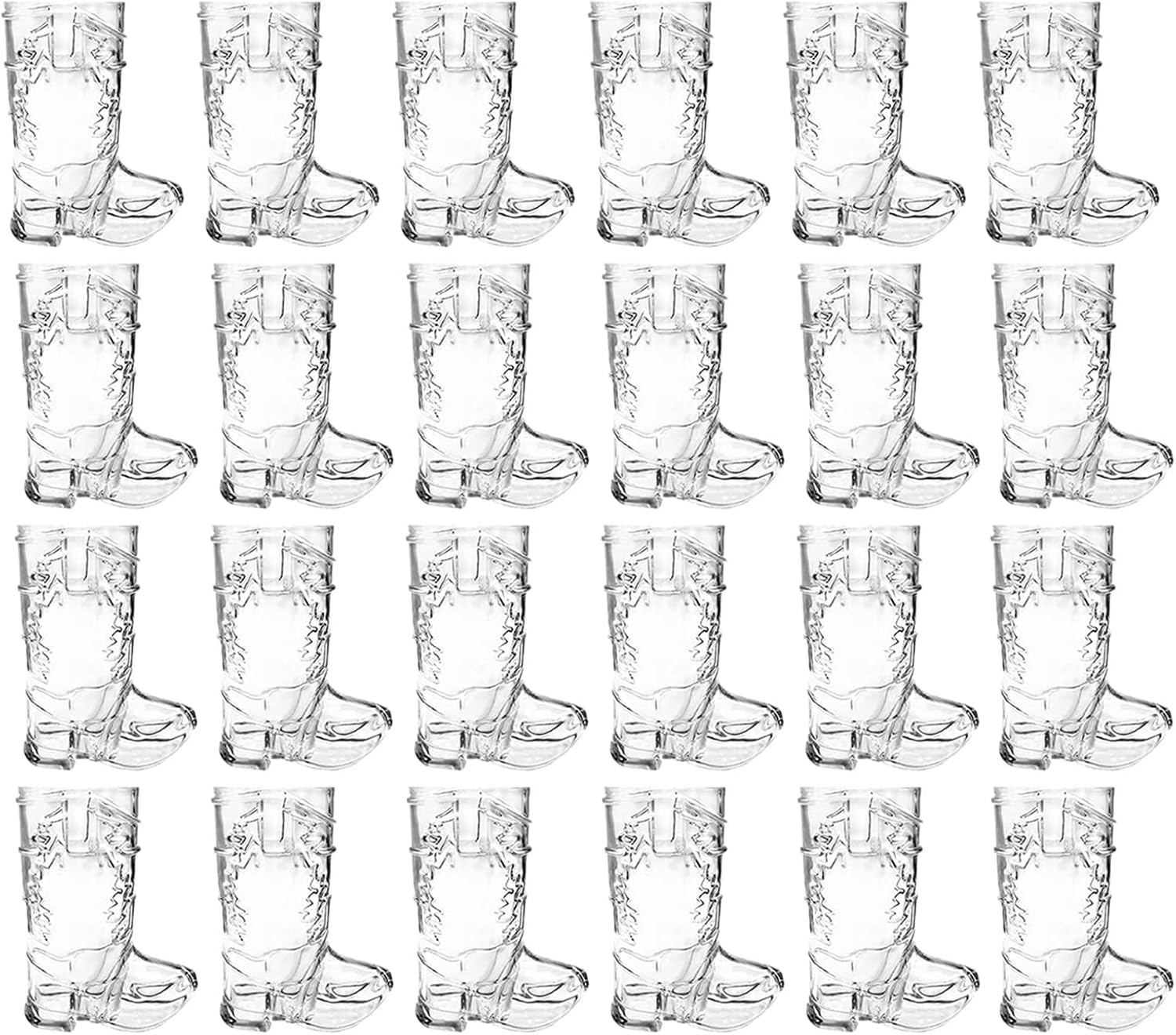 24PCS Mini Cowboy Boot Shot 1-Oz Cups for Themed Birthday Parties, Cowboy Bachelorette Decorations, and Fun Party Favors image number 6