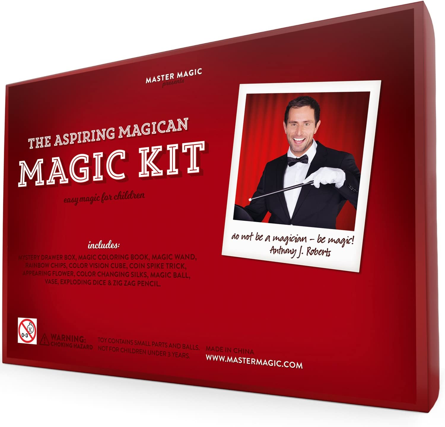 Mastermagic Magic Kit - Easy Magic Tricks for Children - Learn over 350 Spectacular Tricks with This Magic Set - Ideal for Beginners and Kids of All Ages! image number 1