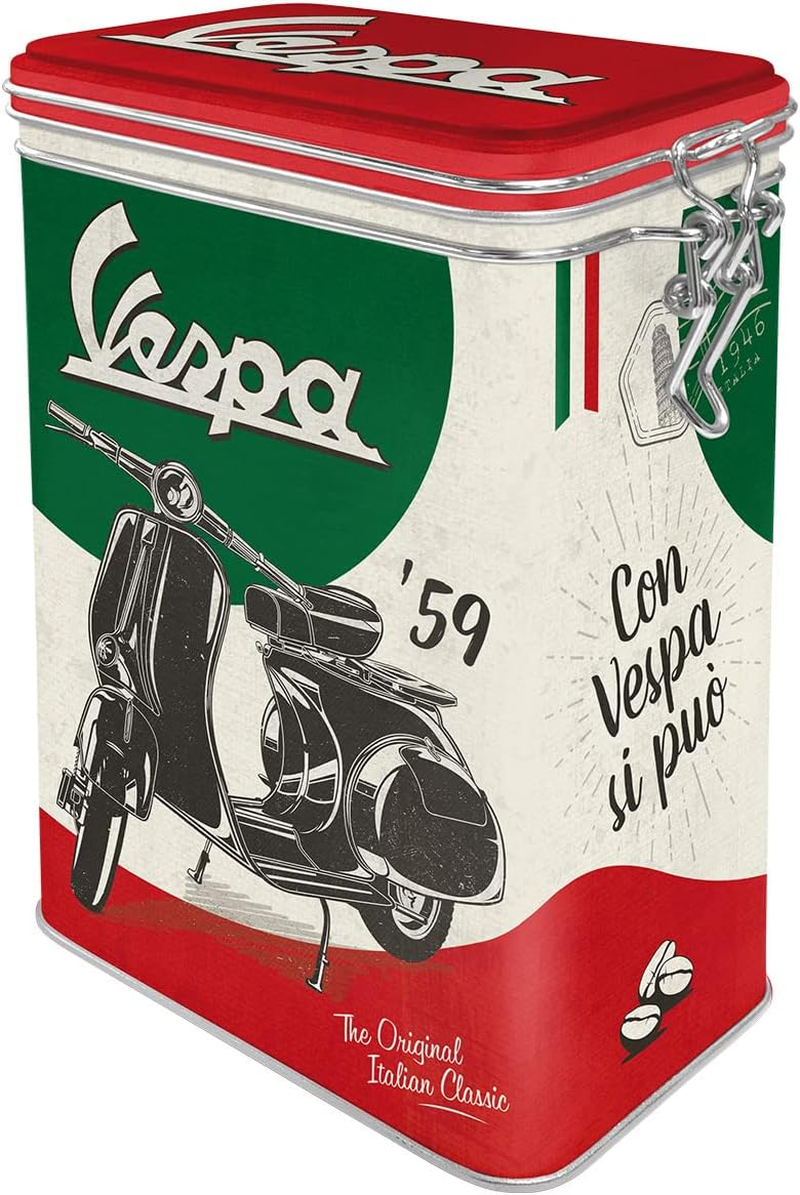 Nostalgic-Art Vespa-The Italian Classic-Gift Idea for Scooter Fans, Metal, Vintage Design, 1.3 L image number 4