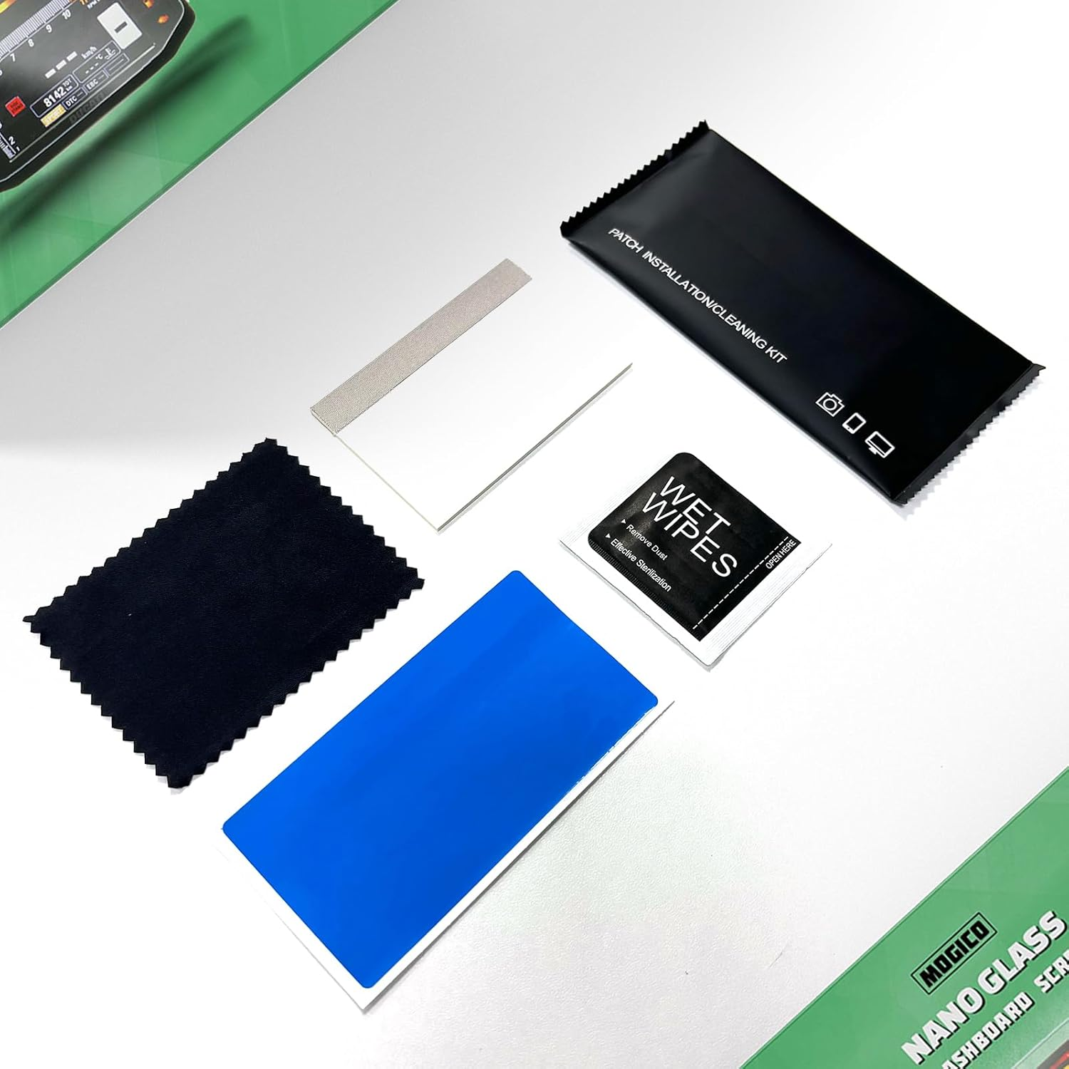 Motorcycle Nano Glass Dashboard Screen Protector for Honda 2024+ CB125R, CB500R, CB650R, CBR650R, Hornet CB500/CB1000/CB750, NX500 (2X Ultra Clear) image number 5