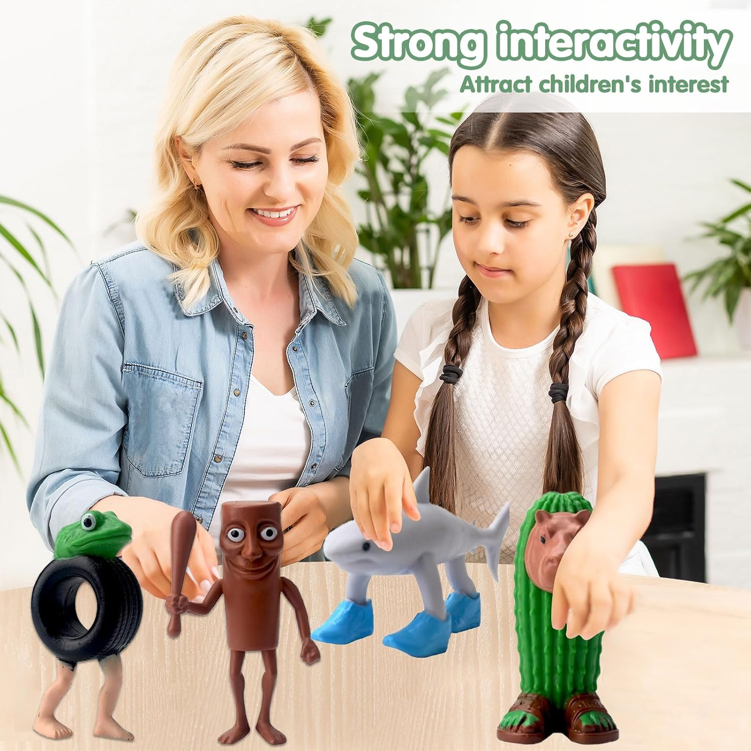 Italian Brainrot Figures Set, 8 Pieces Tralalero Meme Figures, Funny 3D Printed Collectible Figures, Shark, Monkey & More, Decoration & Gift for Fans image number 3