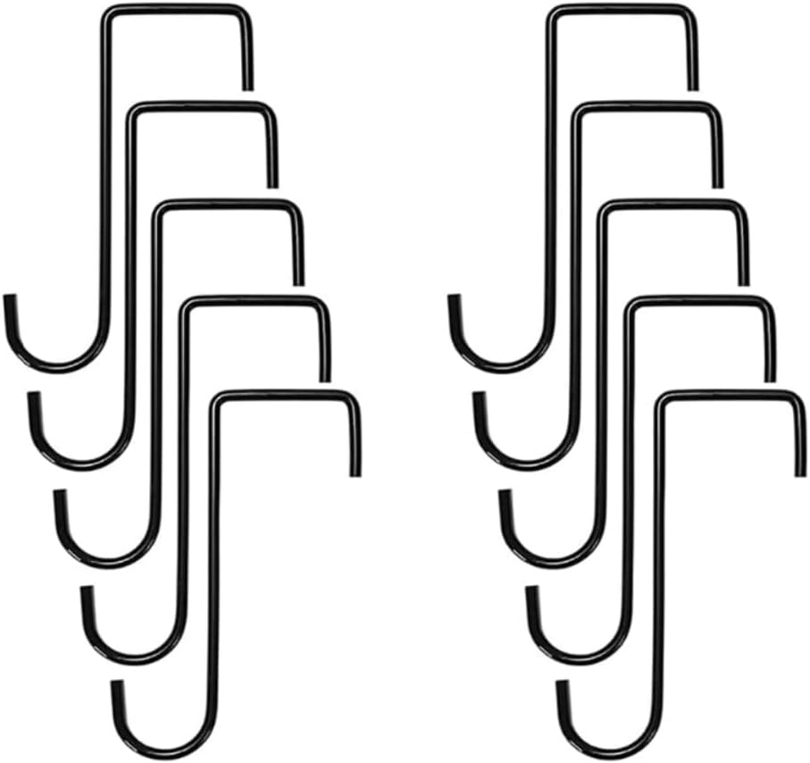 10 PCS Vinyl Fence Hooks, for Hanging Lights, Plants, Planters, Bird Feeders image number 3